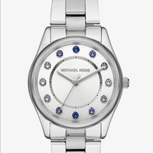 Michael Kors Collete Silver Tone Watch